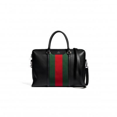 GUCCI MEGA WEB TRADEMARK MEDIUM BRIEFCASE ‎A0007X (31*28*7cm)
